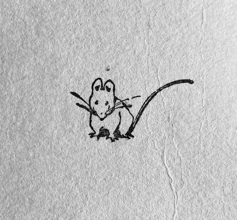 Pizza Rat Tattoo, Mouse Holding Flower Tattoo, Harvest Mouse Tattoo, Rat In A Cage Tattoo, Tiny Mouse Tattoo, Small Mouse Tattoo, Dormouse Tattoo, Rodent Tattoo, Little Mouse Tattoo