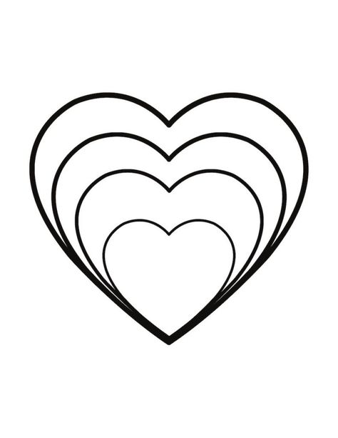 Free printable heart template great for DIY Valentines cards, crafts, and toddler activities. Large heart templates, Small heart templates, red heart templates! This has so many great free heart downloads. Heart Templates Free Printables, Easy Heart Drawings, Printable Hearts, Projects For Toddlers, Heart Shapes Template, Printable Heart Template, Hearts Clipart, Diy Valentines Cards, Heart Stencil