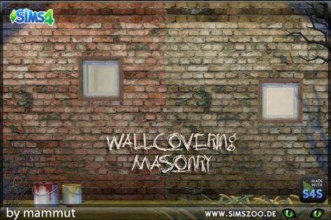 Blackys Sims 4 Zoo: Old Bricks 1 by mammut • Sims 4 Downloads Sims 4 Cracked Wall Cc, Sims 4 Brick Cc, Sims 4 Brick Wall Cc, Sims 4 Cc Brick Wallpaper, Sims 4 Cc Walls, Sims 4 Game Packs, Old Brick Wall, Cracked Wall, Elemental Magic