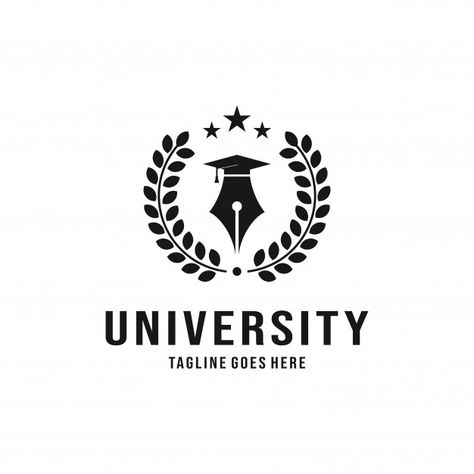 Luxury university logo design Premium Ve... | Premium Vector #Freepik #vector #logo #school #design #education University Logo Design Inspiration, School Logo Design Creative, Education Logo Design Creative, Education Logo Ideas, School Logo Ideas, Logo Design University, School Logo Design Ideas, Luxury University, University Logo Design