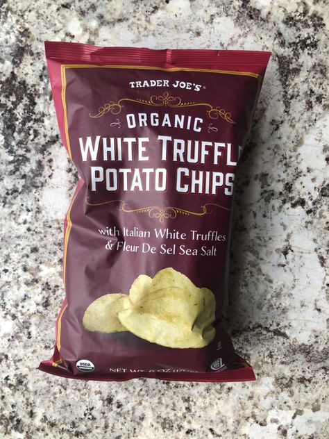 Truffle Potato Chips, Truffle Chips, Organic Chips, Summer Truffle, Easy To Make Breakfast, Truffle Salt, Truffle Fries, White Truffle, Trader Joe’s