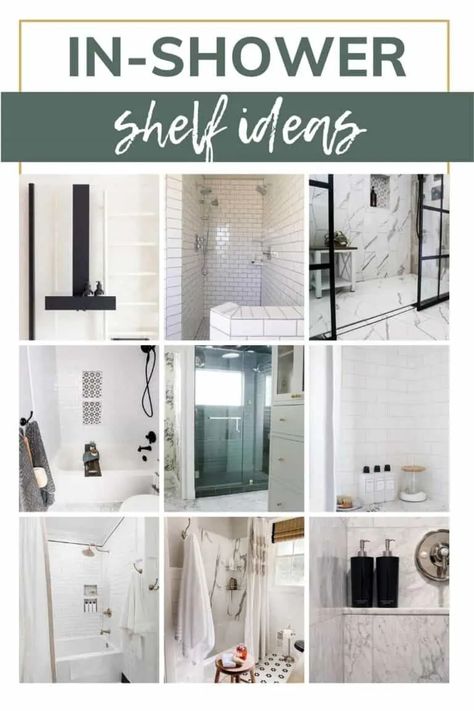 Discover a treasure trove of shelf Ideas for your shower space. From shower niches, corner shelves to sleek modern designs, we've curated the best shower shelf projects to help you organize and beautify your showers. In Shower Shelf, Shower Shelf Ideas, Niche Shelves, Shower Corner Shelf, Bathroom Niche, Gross Things, Shower Shelf, Shower Storage, Diy Shower