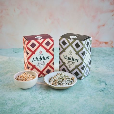 New Flavoured Sea Salts - Maldon Salt Maldon Sea Salt Flakes, Bayberry Candles, Maldon Salt, Seeds Gifts, Bat Flower, Chili Salt, Flavored Salts, Organic Snacks, Salt Flakes