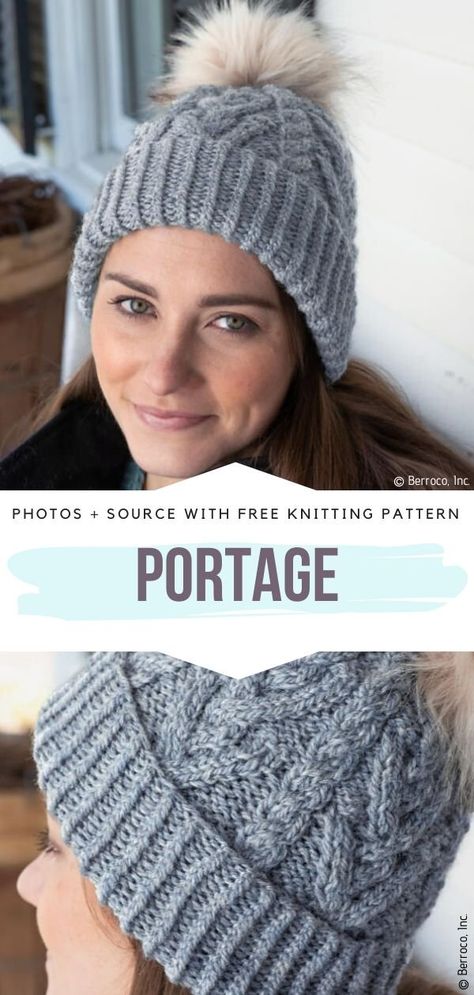 Quick Crochet Beanie, Free Aran Knitting Patterns, Aran Hat, Cable Knit Hat Pattern, Cabled Hat Pattern, Beanie Pattern Free, Aran Knitting, Beanie Knitting Patterns Free, Knit Beanie Pattern