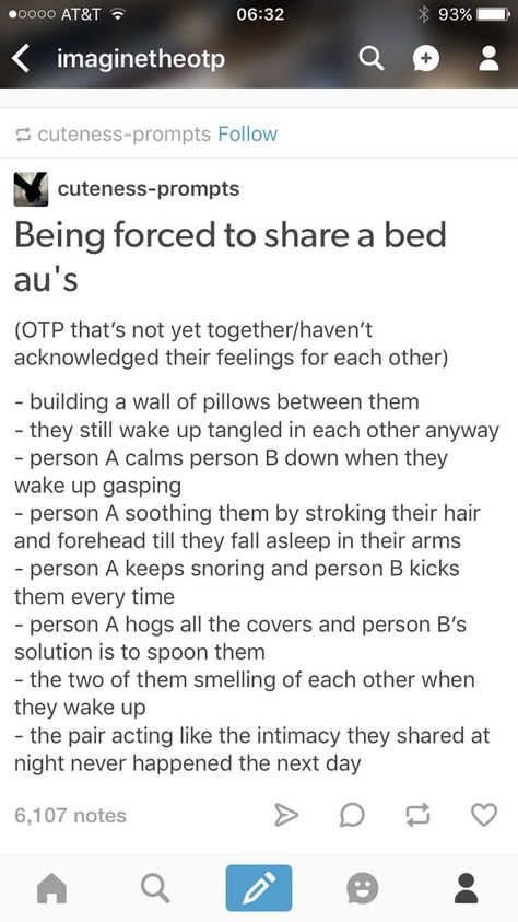 Normally I'm not a huge fan of cliches but you will have to pry this one from my cold dead hands Cuddle Bed, Otp Prompts, Writing Inspiration Prompts, Writing Characters, Writing Dialogue, Story Prompts, Book Writing Tips, Writing Resources, Writing Advice