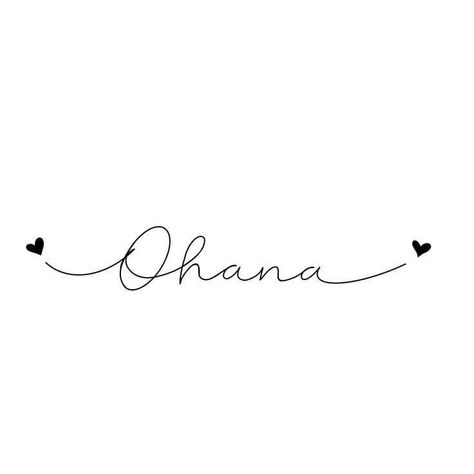 Ohana Collar Bone Tattoo, Cute Ohana Tattoos, Tattoos Family Meaningful, Small Ohana Tattoo Ideas, Small Matching Tattoos For Cousins, Small Cousin Tattoos, Family Related Tattoos, Simple Family Tattoos, Mini Tattoos Family