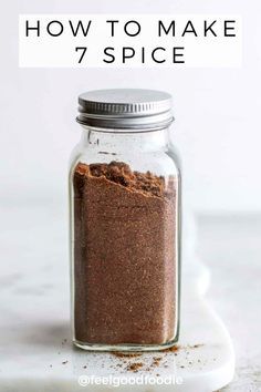 This tutorial shows how to make Lebanese 7 Spice with basic pantry spices; use it in many Middle Eastern recipes for more authentic flavoring | Cooking Basics | Middle Eastern Recipes | Spice Mix | Lebanese Recipes | Lebanese Spices | Baharat Lebanese Seven Spice Recipe, Seven Spices Recipe, Seven Spice, Swiss Cuisine, 7 Spice, Homemade Spice Mix, Spice Blends Recipes, Spice Mix Recipes, Homemade Spice Blends