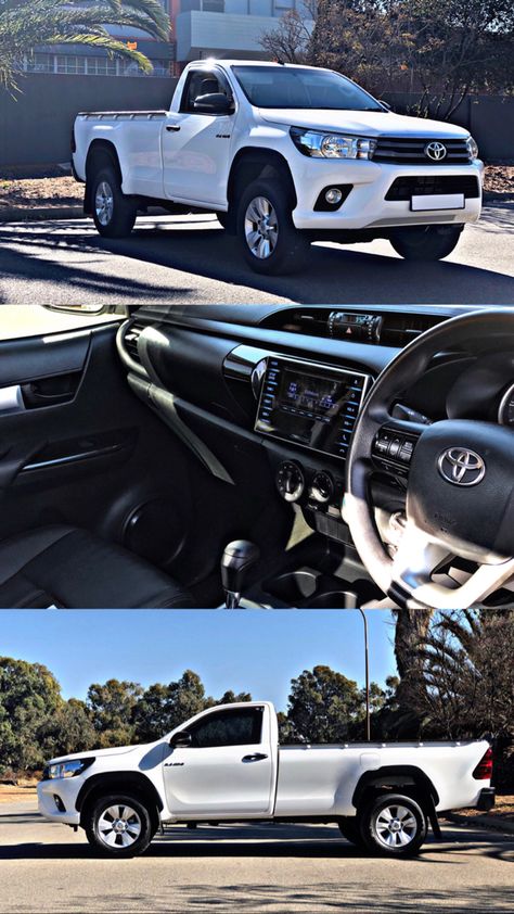 2018 Toyota Hilux 2.4GD-6 SRX 4x4 A/T S/C _________________________________________ White Black Interior  54 000 km  _________________________________________ Extras: 4x4, Rubberized  _________________________________________ R327 000.00 _________________________________________ Optional Extras:  Smash n Grab Window Tint Warranty (Non Franchise) _________________________________________ Trade ins Accepted  Finance Available Spotters welcome  _________________________________________  Coston Cars White Black Interior, Color Wallpaper Iphone, Toyota 4x4, Color Wallpaper, Window Tint, Super Car, Tinted Windows, Toyota Hilux, Colorful Wallpaper