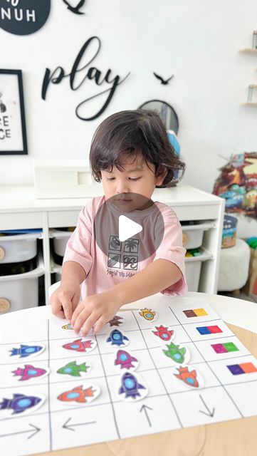 32K views · 1K likes | Peeja | Ayden & Alfie on Instagram: "A simple DIY pattern recognition activity - following colour & direction for your preschoolers. Help to enhance problem solving skills, concentration and most importantly logical reasoning.

➡️ Suitable from 3yo+ (Ayden is 4yo)

Our content is for educational purpose.
‼️ Strictly NO REPOST ‼️

#AydenAlfiePlays #kidsactivities" Child Activities, Logical Reasoning, Pattern Recognition, Problem Solving Skills, Diy Pattern, Simple Diy, Problem Solving, Instagram A, Activities For Kids