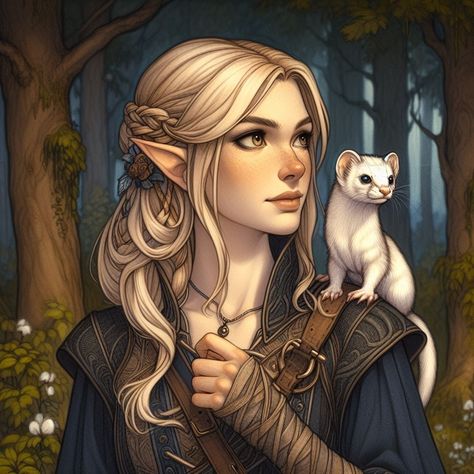 Image Creator Dnd Character Ideas Art, Dnd Acolyte, Fantasy Elf Art, Dnd Druid Female, Dnd Druid Character Design, Blonde Elf, Elf Druid Female, Dnd Druid Art, Dnd High Elf Female Sorcerer