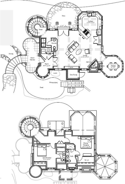 Small Castle Floor Plans, Fairytale Cottage House Plans, Futuristic Exterior, Storybook Cottage House Plans, Storybook House Plan, Cob House Plans, Castle Floor Plan, Storybook House, Cottage Plans