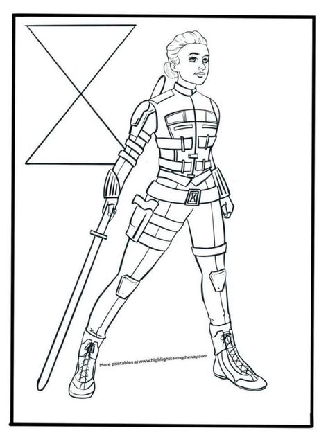 Free Marvel coloring Pages. Free fan art inspired Yelena Belova and other Black Widow coloring pages Black Widow Coloring Pages, Yelena Belova Drawing, Black Widow Yelena Belova, Marvel Coloring Pages, Yelena Belova Black Widow, Black Widow Yelena, Birthday Marvel, Madagascar Movie, Poster Boards