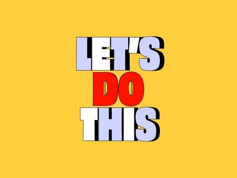 Let's Do This! by Mat Voyce on Dribbble Lets Do This, Mat Voyce, Ui Animation, Motion Graphics Design, Lets Go, Graphics Design, Motion Graphics, Global Community, Creative Professional