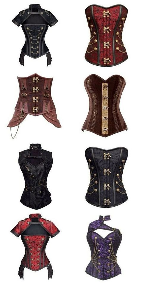 Steampunk Mode, Gothic Mode, Maroon Outfit, Mode Steampunk, Chique Outfits, Steampunk Clothing, Pinterest Fashion, Gothic Outfits, Mode Inspo