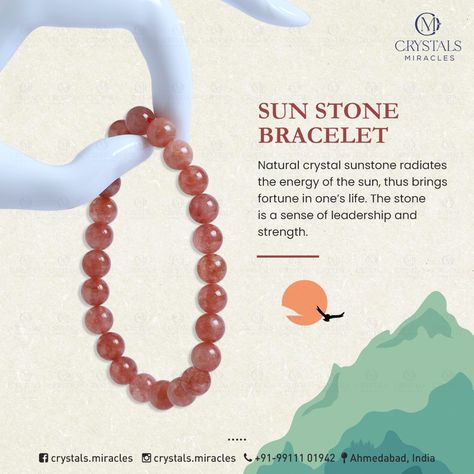 🌞🔮✨ Bring some sunshine into your Life with our new Sun Stone Bracelet! 🌟🌈 This beautiful bracelet is made with genuine sun stone beads, known for their positive Energy and Ability to uplift your mood. ☀️😊🙌 Perfect for wearing on a sunny day or whenever you need a little Extra Warmth and Happiness in your Life. 💛✨ Let the Energy of the Sun Stone guide you towards Greater Joy and Abundance. ☀️💫 Please DM or Call us on +91-9911101942 for more details. #SunStone #Bracelet #PositiveEnergy #U Sunstone Bracelet, Sun Stone, Paracord Bracelet, Paracord Bracelets, One Life, Nature Bracelets, Sunny Day, Stone Bracelet, Paracord