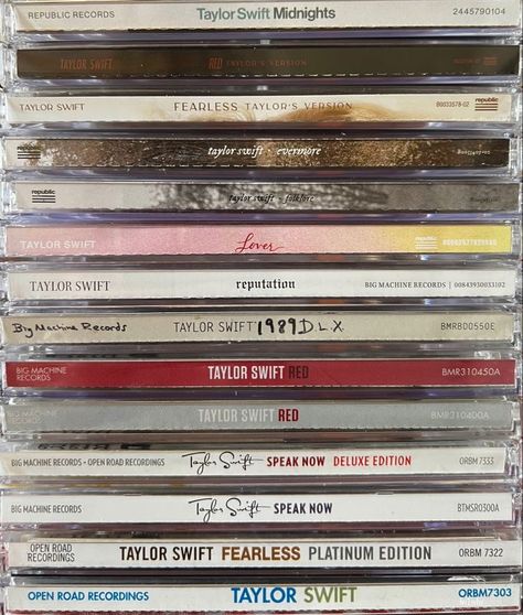 Taylor Swift Cds Aesthetic, Taylor Swift Book Aesthetic, Taylor Swift Money, Taylor Swift Cd Aesthetic, Speak Now Poster, Taylor Swift Coded, The 1 Taylor Swift, Taylor Swift Cds, Book Taylor Swift