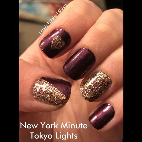 Tokyo Lights Color Street, Color Street Mixed Mani, Mixed Mani, New York Minute, Street Nails, Color Street Nails, Color Street, Art Designs, Nail Art Designs