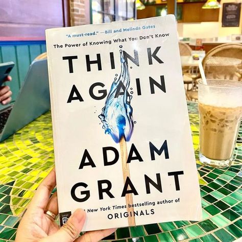 @bookswithaartika on Instagram: "💧In this book, bestselling-author Adam Grant examines the art of rethinking: learning to question your opinions and open other people's minds. 💧Think Again reveals that we don't have to believe everything we think and how to let go of views that are no longer serving us and prize mental flexibility over foolish consistency. If knowledge is power, knowing what we don't know is wisdom. . . Like ❤️Comment💬Share 🚀 . . Follow👉 @bookswithaartika for more book revi Think Again Adam Grant, Mental Flexibility, Adam Grant, Think Again, Like Comment Share, Knowledge Is Power, Reading Material, Let Go, Bestselling Author