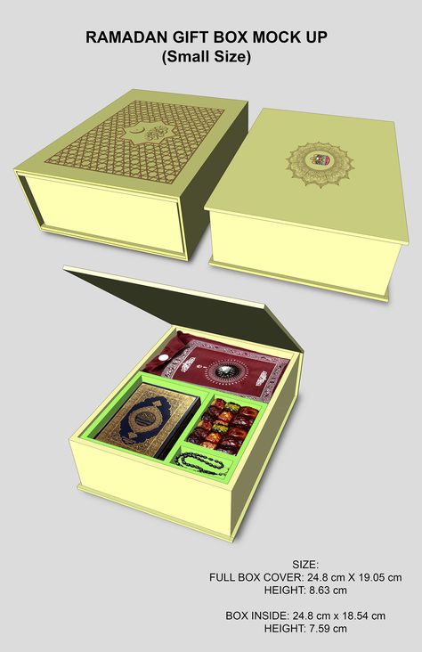 RAMADAN GIFT BOX on Behance Ramadan Gift Box Ideas, Gift Box Men, Luxury Box Design, Incense Packaging, Gift Box Ideas, Ramadan 2023, Boxes Ideas, Islamic Things, Ramadan Poster