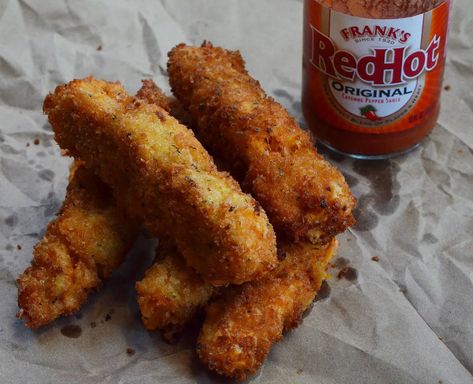 Buffalo Chicken Fries, Chicken Mozzarella, Cheese Pull, Chicken On A Stick, Buffalo Mozzarella, Mozzarella Chicken, Worlds Collide, Cream Cheese Chicken, Mozzarella Sticks