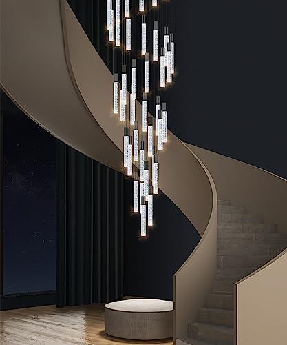 Attic Living Room, Flat Ceiling Lights, Stair Chandelier, Pendant Lamp Living Room, Entryway Modern, Living Room Pendant Light, Kitchen Island Chandelier, Chandelier Modern, Staircase Chandelier