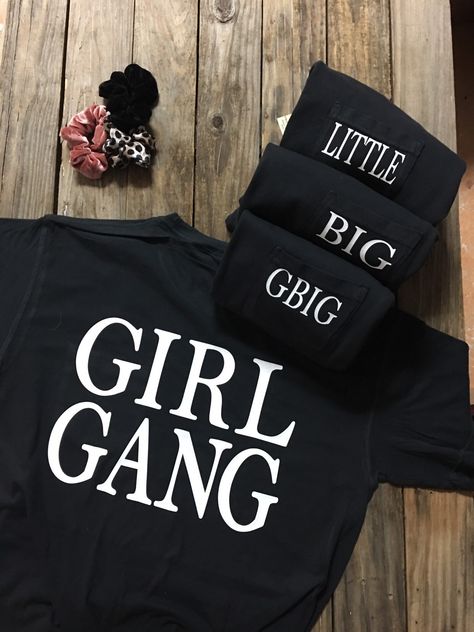 Big Little Reveal Sorority Shirts, Big And Lil Shirts, Big Little Shirts Sorority Reveal, Big And Little Shirts, Big Little Reveal Shirts, Big/little Matching Shirts, Sorority Clothing, Sorority Shirt, Big Little Shirts