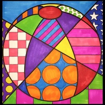 Art For Elementary Students, Summer Symbols, Kids Coloring Sheets, Art With Jenny K, Britto Art, Pop Art For Kids, Summer Coloring, Summer Coloring Pages, Coloring Sheets For Kids