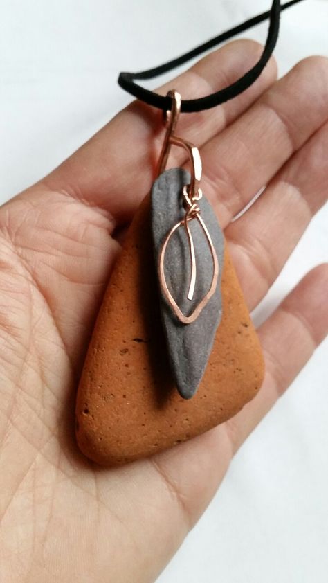 Slate Jewelry, Slate Art, Copper Leaf, Diffuser Necklace, Hand Made Jewelry, Jewellery Making, Artisan Jewelry, Earring Necklace, Handcrafted Jewelry