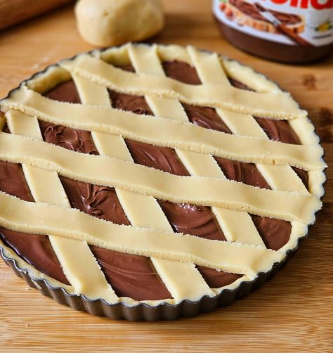 CROSTATA PERFETTA ALLA NUTELLA dolce ricetta per realizzarla al meglio Nutella, Pasta