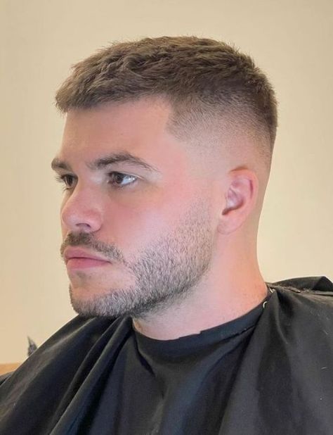 French Crop Burst Fade, High Skin Fade Men, High And Tight Haircut Fade, High Fade Haircut Mens, Boys Fade Haircut, Crew Cut Haircut, High And Tight Haircut, High Fade Haircut, Hair Cut Guide