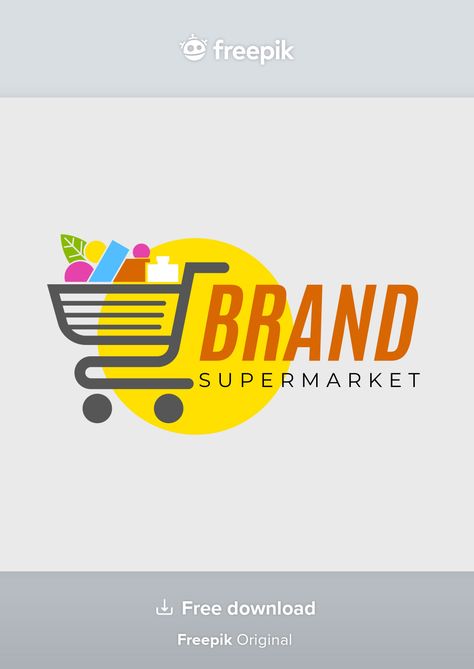 Shopping Cart Logo, Supermarket Logo, Cart Logo, Mini Mart, Agriculture Logo, Super Fly, Waiting In Line, Business Building, Logo Concept