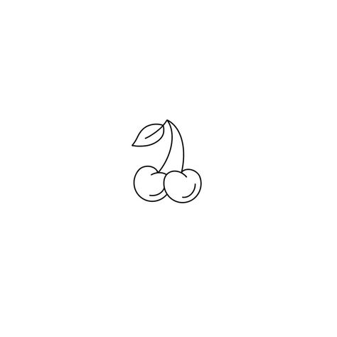 Cherry Tattoos, Butterfly Outline, Minimal Tattoo Design, Hand Tattoos For Girls, Tattoo Templates, Discreet Tattoos, Desenho Tattoo, Dream Tattoos, Ankle Tattoo