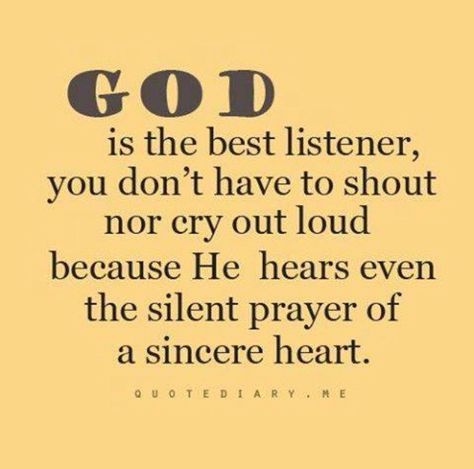 Thank you for hearing my prayers Lord Silent Prayer, Good Listener, God Prayer, Quotes About God, A Quote, New People, Faith Quotes, God Is, Out Loud