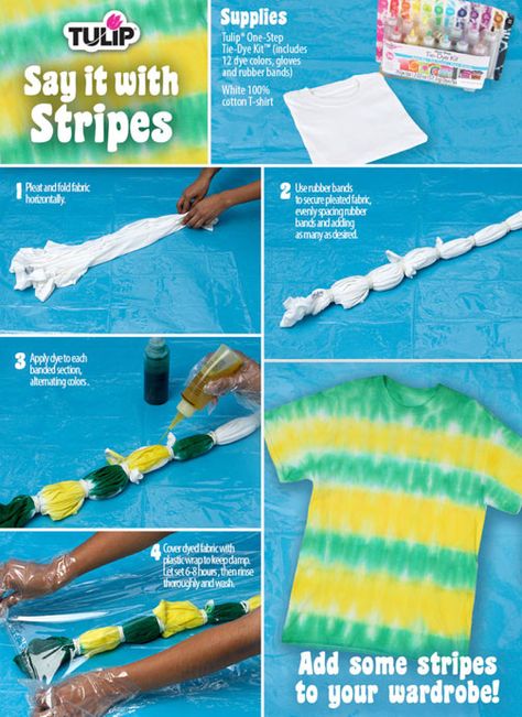 Tie Dye Instructions, Tulip Tie Dye, Tie Dye Shirts Patterns, Ty Dye, Diy Tie Dye Designs, Tie Dye Patterns Diy, Tye And Dye, Diy Tie Dye Shirts, Batik Shirt