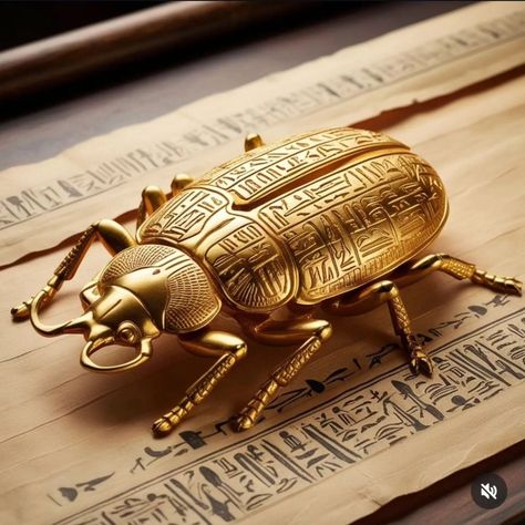 Did you know that the scarab beetle was considered sacred in ancient Egypt? ☀️ These little creatures were believed to represent the sun god Khepri, who rolled the sun across the sky each day. Their image was often used in amulets and jewelry for protection and good luck. #scarab #ancientegypt #egyptianscarab #egypt #history #mythology Egyptian Scarab, Little Creatures, Scarab Beetle, Egypt History, Sun God, Amulets, Ancient Egypt, Each Day, Good Luck