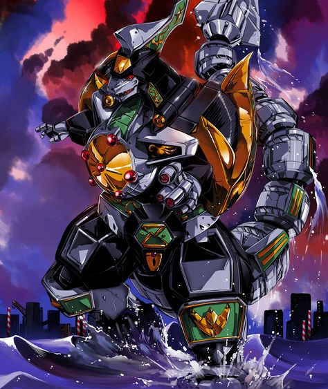 Special: Dragonzord by hinomars19.deviantart.com on @DeviantArt Power Rangers Dragonzord, Super Samurai, Power Rangers Megazord, Tommy Oliver, Power Rangers Fan Art, Power Rangers Art, Go Go Power Rangers, Green Ranger, Mighty Morphin Power Rangers