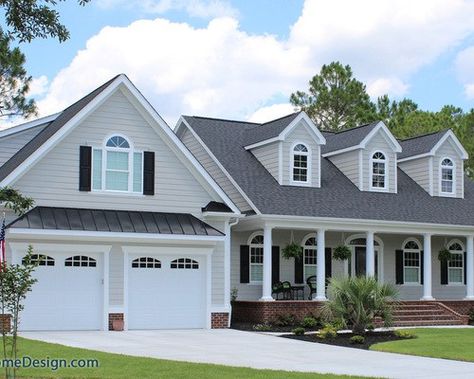 Mindful Gray exterior paint color Mindful Gray Exterior, Rehab House, Exterior Gray Paint, Exterior House Renovation, Gray Exterior, House Paint Color Combination, Mindful Gray, Paint Your House, Exterior Paint Color