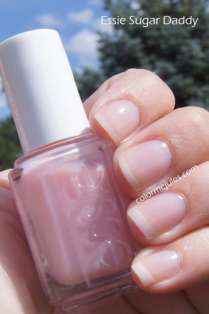 Essie: Sugar Daddy Sheer Pink Nail Polish, Sheer Nail Polish, Essie Nail Polish Colors, Sheer Polish, Sheer Nails, Essie Nail Colors, Nails Only, Essie Nail Polish, Essie Nail