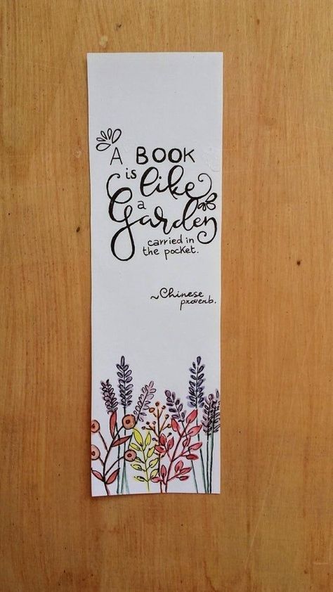 Diy Corner Bookmarks, Bookmarks Quotes, Handmade Bookmarks Diy, Handlettering Quotes, Handmade Bookmarks, Creative Bookmarks, Bookmark Craft, Corner Bookmarks, Watercolor Bookmarks