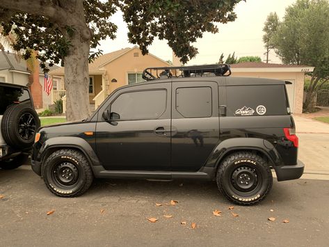 Honda Van, Honda Element Camper, Kenwood Stereo, Solar Shower, Campervan Life, Honda Element, Tow Hitch, Tinted Windows, Led Light Bars