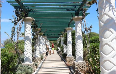 Kalithea Greece, Kalithea Springs, Kallithea Springs, Beautiful Walkways, Rodos Greece, Rhode Island Travel, Rhodes Island, Seven Springs, Sea Sand