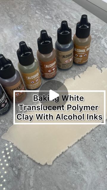 EarBlooms Co on Instagram: "Today we are using WHITE TRANSLUCENT with alcohol inks to see what they look like baked. Sometimes you just never know what you are going to get soooo let’s solve some of the mystery 😝 I plan to do more colors in the future so please go ahead and follow if you are not already 🫶🏻 Let me know what you think in the comments. Alcohol Ink colors used are: 
PITCH BLACK
COPPER
LATTE
GINGER
SMOLDER 
CARAMEL 

#polymerclay #alcoholinks #polymerclayearrings #claycutters #polymerclaycutters #clayjewelry #handmadejewelry #jewelrydesigner #artist #art" Alcohol Inks Tutorial, Translucent Polymer Clay Tutorial, Alcohol Ink On Polymer Clay, Polymer Clay Alcohol Ink Tutorial, Alcohol Ink Polymer Clay, Alcohol Ink Art Tutorial, Alcohol Ink Jewelry, Translucent Polymer Clay, Liquid Polymer Clay