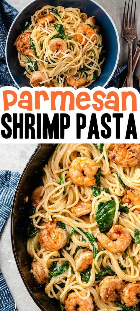 Shrimp Pasta Ideas For Dinner, Shrimp Spinach Pasta Recipes Healthy, Fast Shrimp Recipes Dinners, Shrimp Spinach Pasta Recipes Easy, Shrimp Elbow Pasta Recipe, Shrimp Pasta Recipes Spinach, Spinach And Shrimp Pasta, Recipes With Shrimp And Pasta, Shrimp And Spinach Pasta