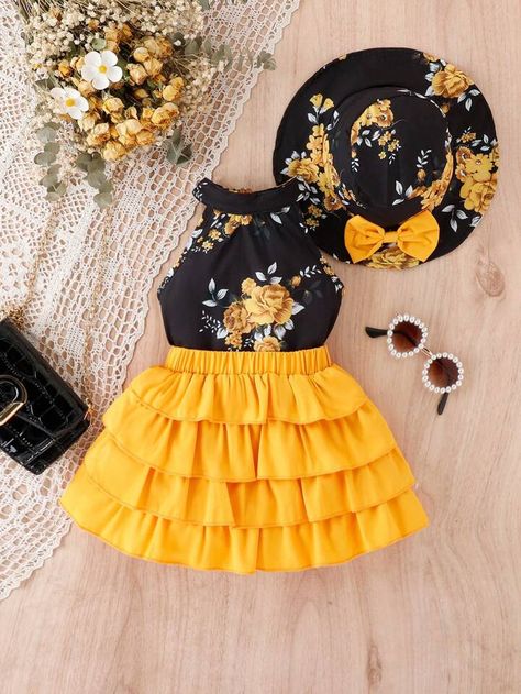 Cute Dress Outfits, Kids Fashion Dress, Kids Designer Dresses, Elegant Girl, Top Halter, Kids Fashion Clothes, فستان سهرة