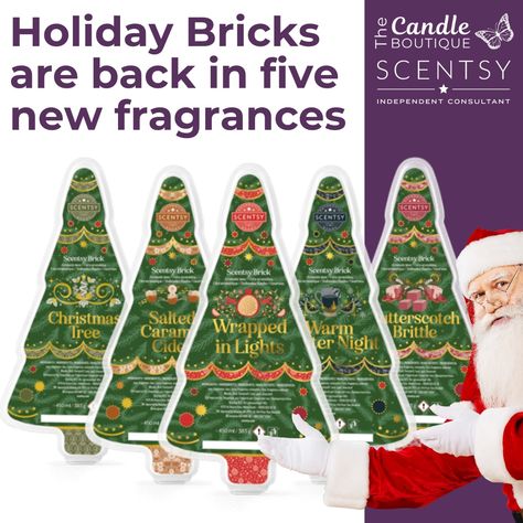 Holiday Bricks are back in five new fragrances Scentsy Christmas Bricks are coming back, with a new shape! The holidays just wouldn’t be complete with...  #NewScentsyChristmasBricks #NewScentsyChristmasBricks2024 #ScentsyUK Scentsy Christmas, Hocus Pocus Disney, Scentsy Brick, Scentsy Uk, Candle Boutique, Scent Warmers, Scentsy Party, Friends Tv Series, Winnie The Pooh Friends