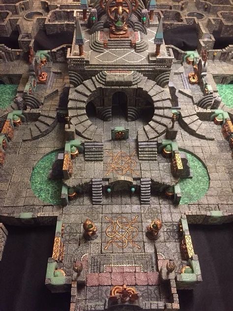 Dungeons And Dragons Terrain, Dnd Diorama, Dungeons And Dragons Diy, Dnd Room, Terrain Building, Dnd Table, Dnd Diy, Rpg Table, Dnd Terrain