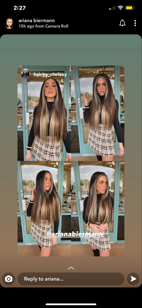 Ariana Biermann Hair, Brielle Biermann Hair, Ariana Biermann, Brielle Biermann, Autumn Clothes, Light Hair, Cut And Color, Makeup Nails, New Hair