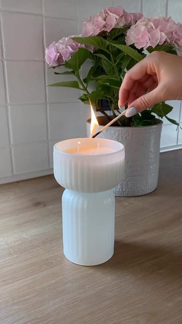 234K views · 7K likes | IKEA Hacks & Ideas on Instagram: "Check out the incredible DIY Candle by @kimdanax_! 💖✨ Get the Glas items at IKEA SILVTJÄRN (Bathroom section), check the glue at action, and repurpose old candle scraps for the wax! 🕯️ Share your thoughts, and tag us in your next Hack&Idea for a chance to be featured! #DIYMagic #CandleCrafts #hacksandideas #ikeacandle #ikeabathroom #candlemaking #candlelover #candlesofinstagram #candleaddict #candlelight" Bathroom Section, Ikea Candles, Ikea Hacks Ideas, Ikea Bathroom, Ikea Hack Ideas, Old Candles, Diy Shades, Candle Shades, Diy Candle