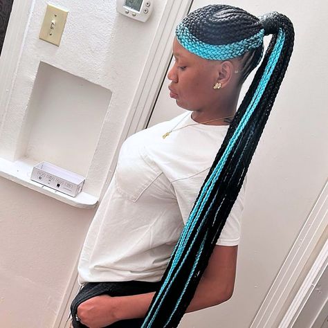 50 Braided Hairstyles with Bangs For a Regal Look - Coils and Glory Braids With Swoop, Braided Hairstyles With Bangs, Summer Protective Hairstyles, Braids And Bangs, Cornrow Ponytail Styles, Swoop Bangs, Chic Ponytail, Cornrow Ponytail, Elegant Hairstyle