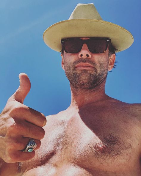 Walton Goggins on Instagram: “Day off... leaning in!!!” Walter Goggins, Cooper Howard, Welding Goggles, Walton Goggins, Gorgeous Guys, Day Off, Square Sunglasses Men, Celebrity Crush